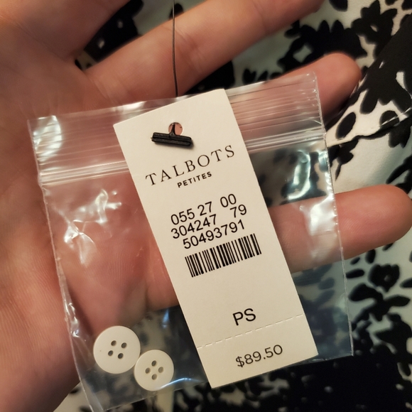 NWT Women's Talbots Petite Long Sleeve Top Small - Picture 3 of 5